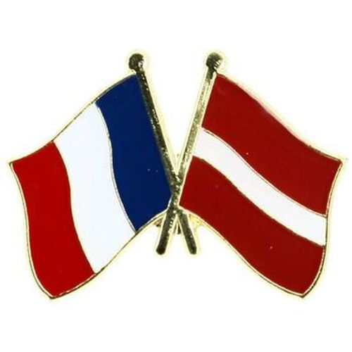 Broches Pin's Drapeaux Jumelage France - Lettonie - Clj Charles Le Jeune - Modalova