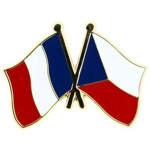 Broches Pin's Drapeaux Jumelage France - République tchèque - Clj Charles Le Jeune - Modalova