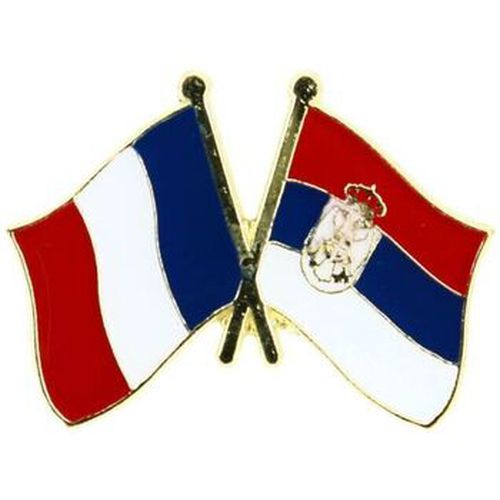 Broches Pin's Drapeaux Jumelage France - Serbie - Clj Charles Le Jeune - Modalova