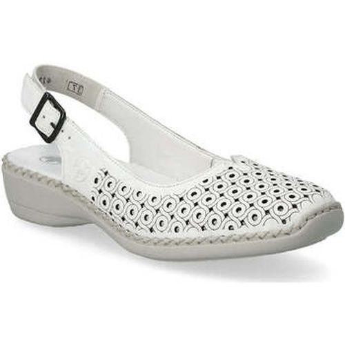 Sandales white casual part-open sandals - Rieker - Modalova