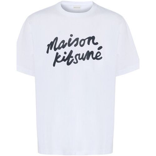 T-shirt T-Shirt Écriture en noir et blanc - Maison Kitsuné - Modalova
