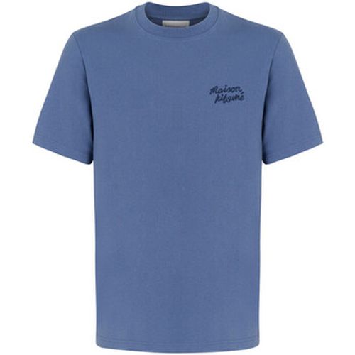 T-shirt T-Shirt Écriture manuscrite en maillot bleu - Maison Kitsuné - Modalova