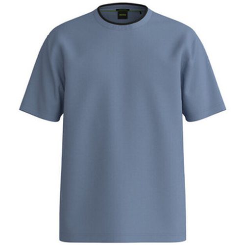 T-shirt T-SHIRT COUPE DÉCONTRACTÉE EN COTON INTERLOCK AVEC - BOSS - Modalova