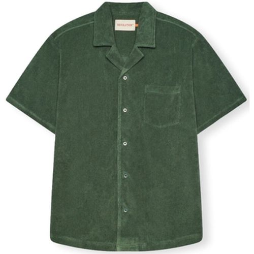 Chemise Terry Cuban Shirt S/S - Dustgreen - Revolution - Modalova
