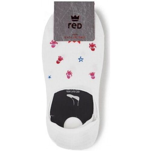 Chaussettes Doublure de chaussure imprime poulpes - Red Sox - Modalova