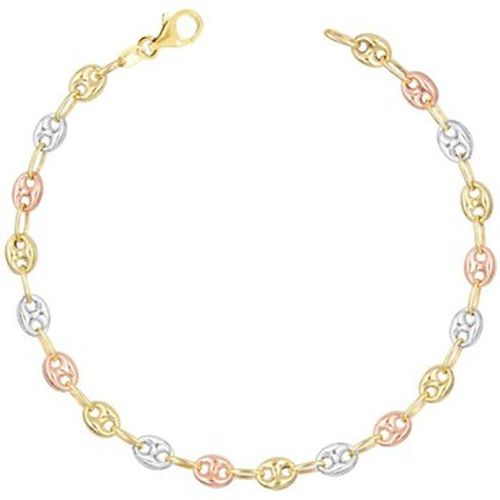 Bracelets Bracelet 3 Ors - Tricolore Jaune Blanc Rose - Grain de Café - L'atelier D'azur - Modalova
