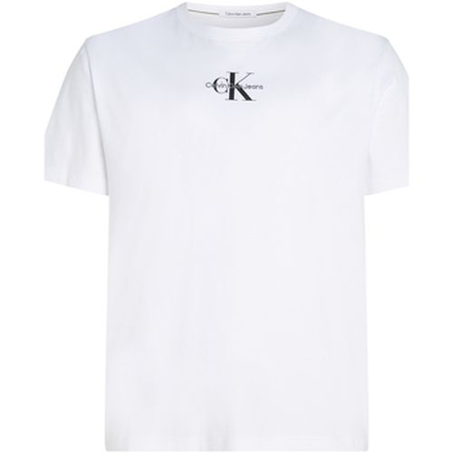T-shirt Tee-shirt en coton col rond - Calvin Klein Big & Tall - Modalova