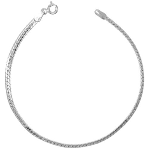 Bracelets Bracelet Or Blanc Maille Anglaise - L'atelier D'azur - Modalova