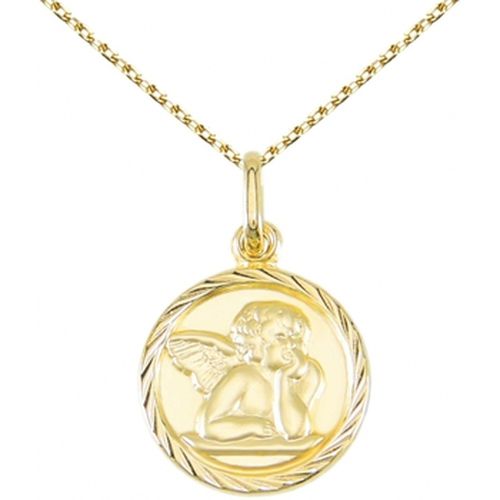 Collier Médaille Ange Or Jaune - Chaîne Offerte - L'atelier D'azur - Modalova