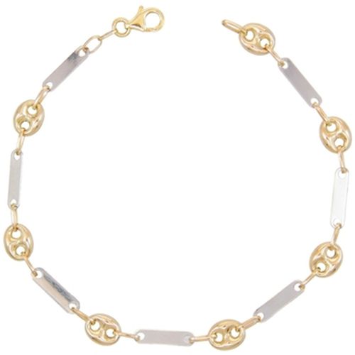 Bracelets Bracelet Or Bicolore Grain de Café - Jaune et Blanc - L'atelier D'azur - Modalova