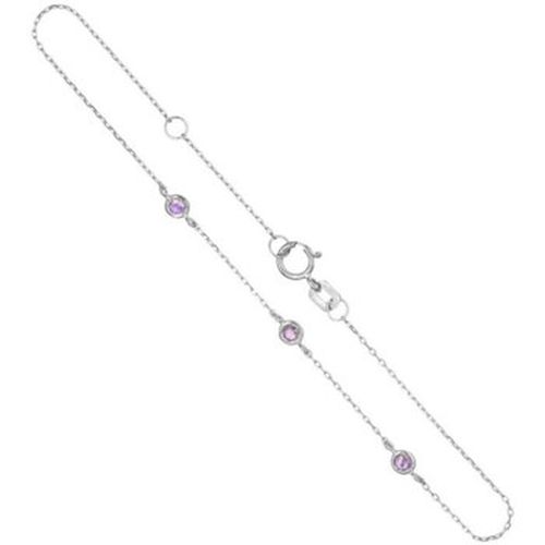 Bracelets Bracelet Or Blanc et Améthystes - L'atelier D'azur - Modalova