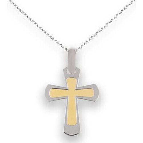 Collier Collier - Médaille Croix Or Bicolore - Chaine Offerte - L'atelier D'azur - Modalova