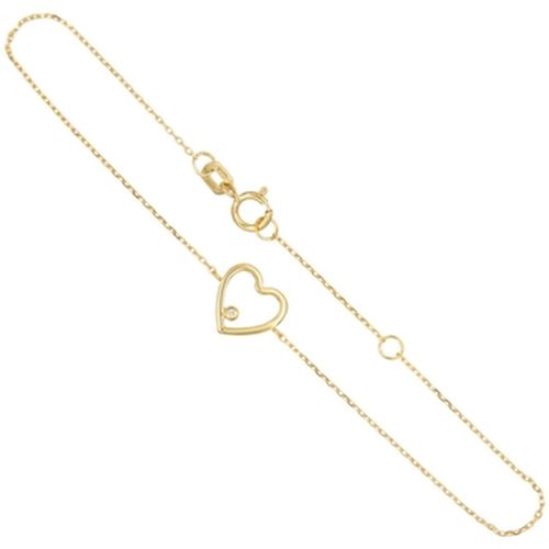 Bracelets Bracelet Or Jaune et Diamant - Motif Coeur - L'atelier D'azur - Modalova
