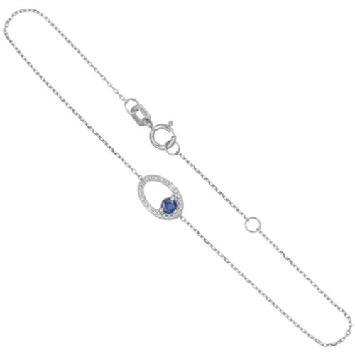 Bracelets Bracelet Or Blanc Diamants et Saphir Bleu - L'atelier D'azur - Modalova