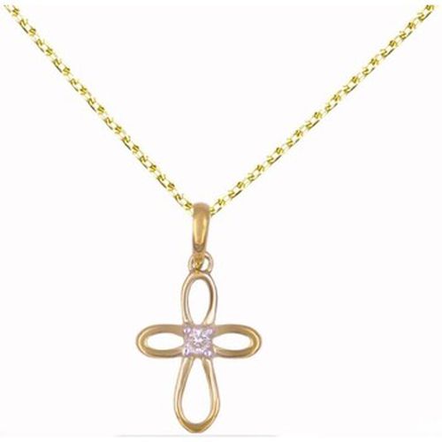 Collier Collier - Médaille Croix Or Jaune et Diamant - Chaine - L'atelier D'azur - Modalova