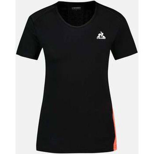 T-shirt 2410233-TRAINING Tee SS N°1 W black/orange perf | T-shirt - Le Coq Sportif - Modalova