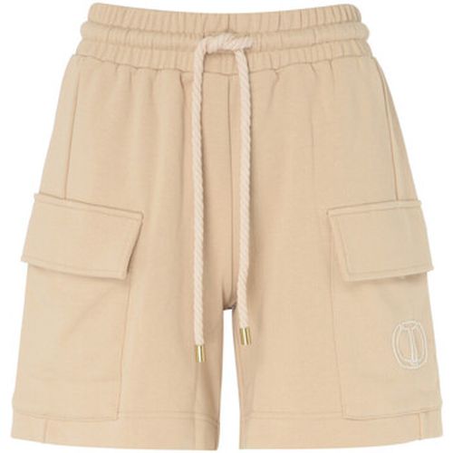 Short Shorts Ensemble Twin en coton beige - Twin Set - Modalova