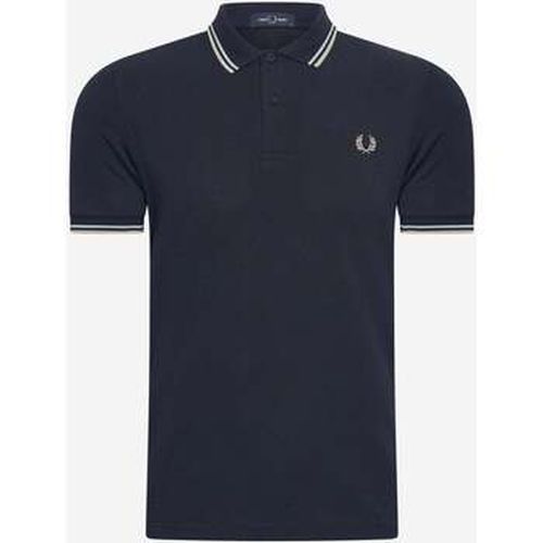 T-shirt Chemise à double bouts - nvy slvbl wrmgre - Fred Perry - Modalova