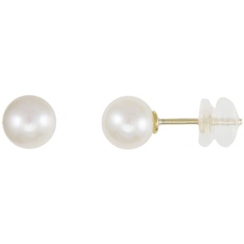 Boucles oreilles Boucles d'Oreilles - Puces Perles de Culture 6mm - Or Jaune - L'atelier D'azur - Modalova