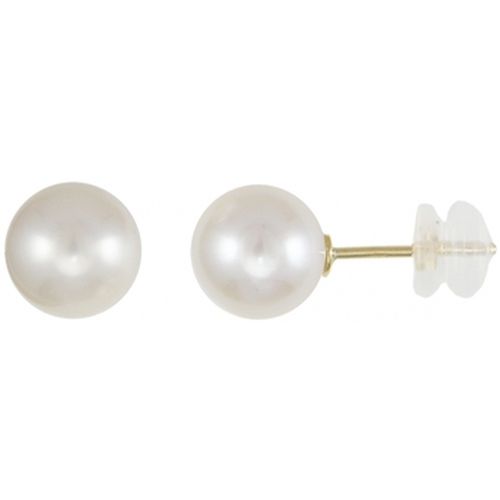 Boucles oreilles Boucles d'Oreilles - Puces Perles de Culture 8mm - Or Jaune - L'atelier D'azur - Modalova