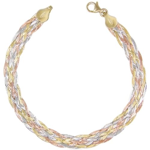 Bracelets Bracelet Trois Ors- Tresse Or Tricolore Jaune, Blanc et Rose - L'atelier D'azur - Modalova