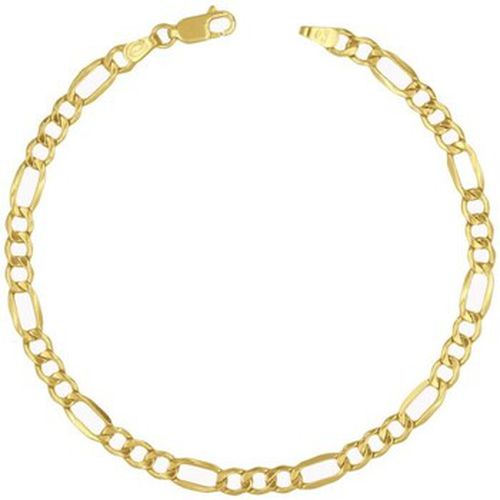 Bracelets Bracelet Or 18 Carats Maille Figaro Alternée 1+3 Jaune - L'atelier D'azur - Modalova