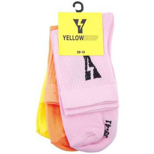 Chaussettes hautes PACK DE 3 THUNDER SOCKS - Yellow - Modalova