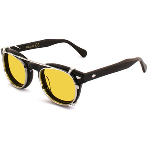 Lunettes de soleil Col à clipser. 02 Argent/Jaune polarisé pour calibre 8004 - Xlab - Modalova