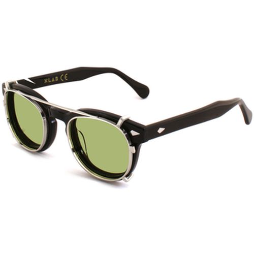 Lunettes de soleil Col à clipser. 02 Argent/Vert polarisé pour calibre 8004 s - Xlab - Modalova