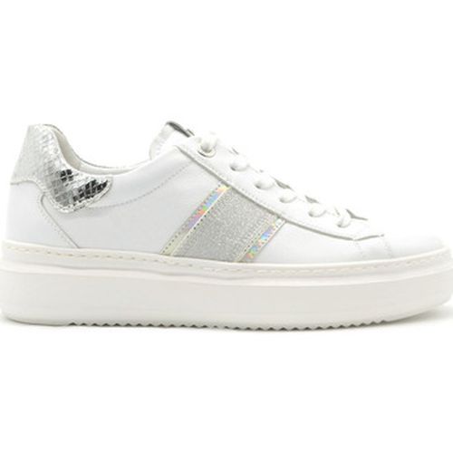 Baskets sneaker in pelle con strass - NeroGiardini - Modalova