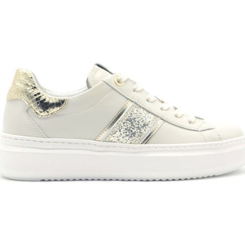 Baskets sneaker in pelle con strass - NeroGiardini - Modalova