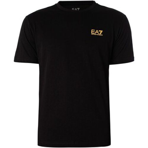 T-shirt T-shirt avec logo sur la poitrine - Emporio Armani EA7 - Modalova