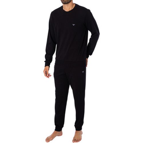 Pyjamas / Chemises de nuit Ensemble de détente tricoté à manches longues - Emporio Armani - Modalova