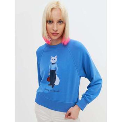 T-shirt Blue Printed Sweatshirt MARINER CAT - Maniita Lacitta - Modalova