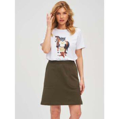 T-shirt Khaki Women's skirt MINI - Maniita Lacitta - Modalova