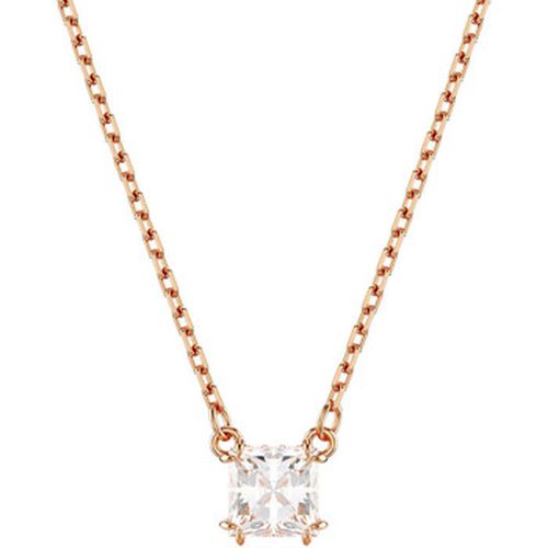 Collier Pendentif Stilla rosé format carré - Swarovski - Modalova