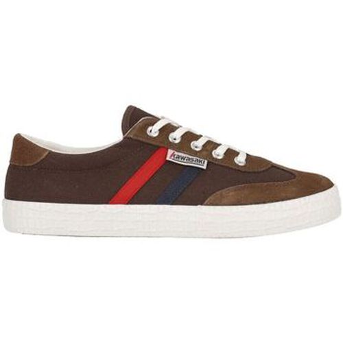 Baskets Fuzion 2.0 Canvas Shoe K242352 5045 Chocolate Brown - Kawasaki - Modalova