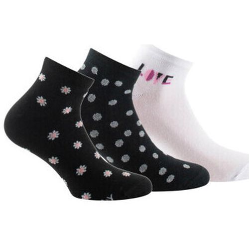 Chaussettes Lot de 3 paires de socquettes en coton motif paquerettes - Kindy - Modalova