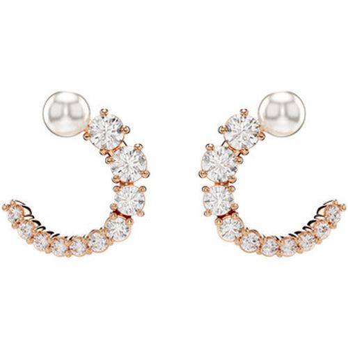 Boucles oreilles Boucles d'oreilles Matrix perle de cristal rosées - Swarovski - Modalova