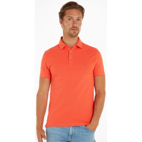 T-shirt Polo ajusté en coton bio - Tommy Hilfiger - Modalova