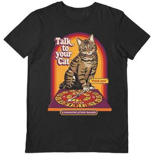 T-shirt Talk To Your Cat - Steven Rhodes - Modalova