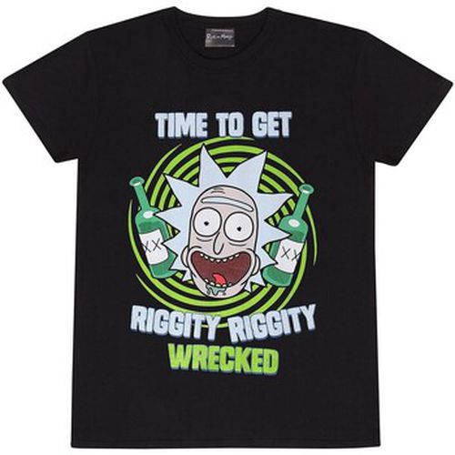 T-shirt Riggity Wrecked - Rick And Morty - Modalova