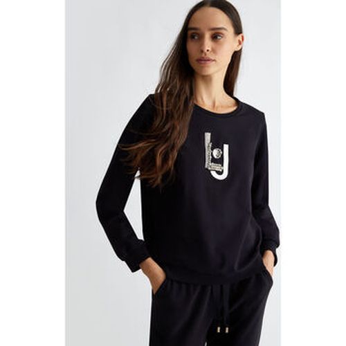 Sweat-shirt Sweat avec logo et strass - Liu Jo - Modalova