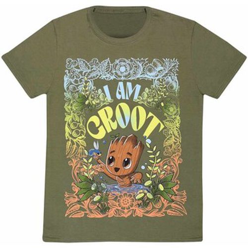 T-shirt I Am Groot Seventies Style - Guardians Of The Galaxy - Modalova