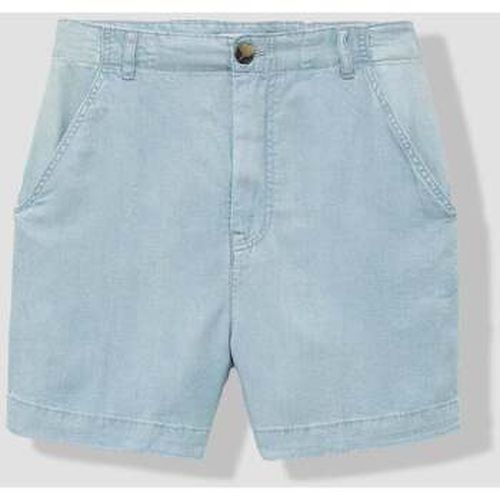 Short Short blue jean en lyocell - Promod - Modalova