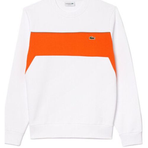 Sweat-shirt SWEATSHIRT COLOR-BLOCK EN MOLLETON NON GRATTÉ - Lacoste - Modalova