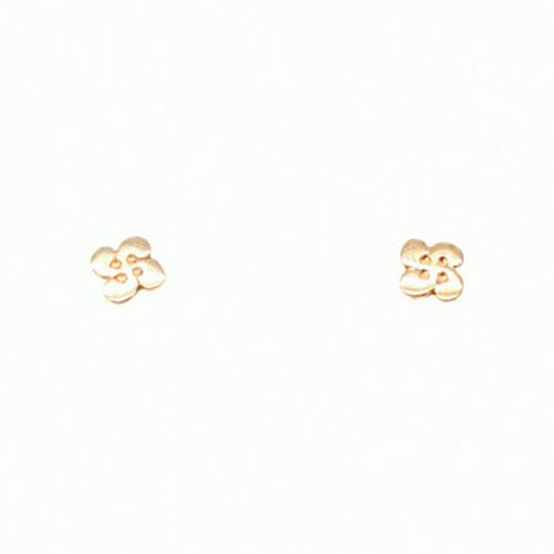 Boucles oreilles Boucles d'oreilles croix basque or 9 carats 6mm - Bijoux Basques - Modalova