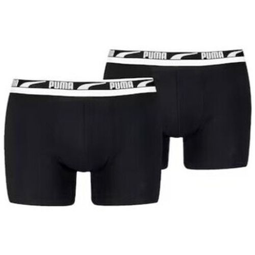 Boxers MEN EVERYDAY MULTI LOGO BOXERS 2P - BLACK / BLACK - L - Puma - Modalova