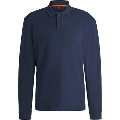 Sweat-shirt Polo Petempestolong Long Sleeve Marine - BOSS - Modalova