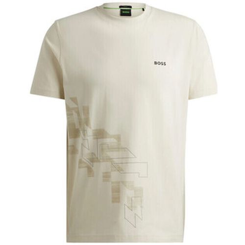 T-shirt T-SHIRT RELAXED FIT TEE JAGGED 2 AVEC LOGO CONTRA - BOSS - Modalova